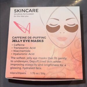 caffeine De-puffing jelly eye masks